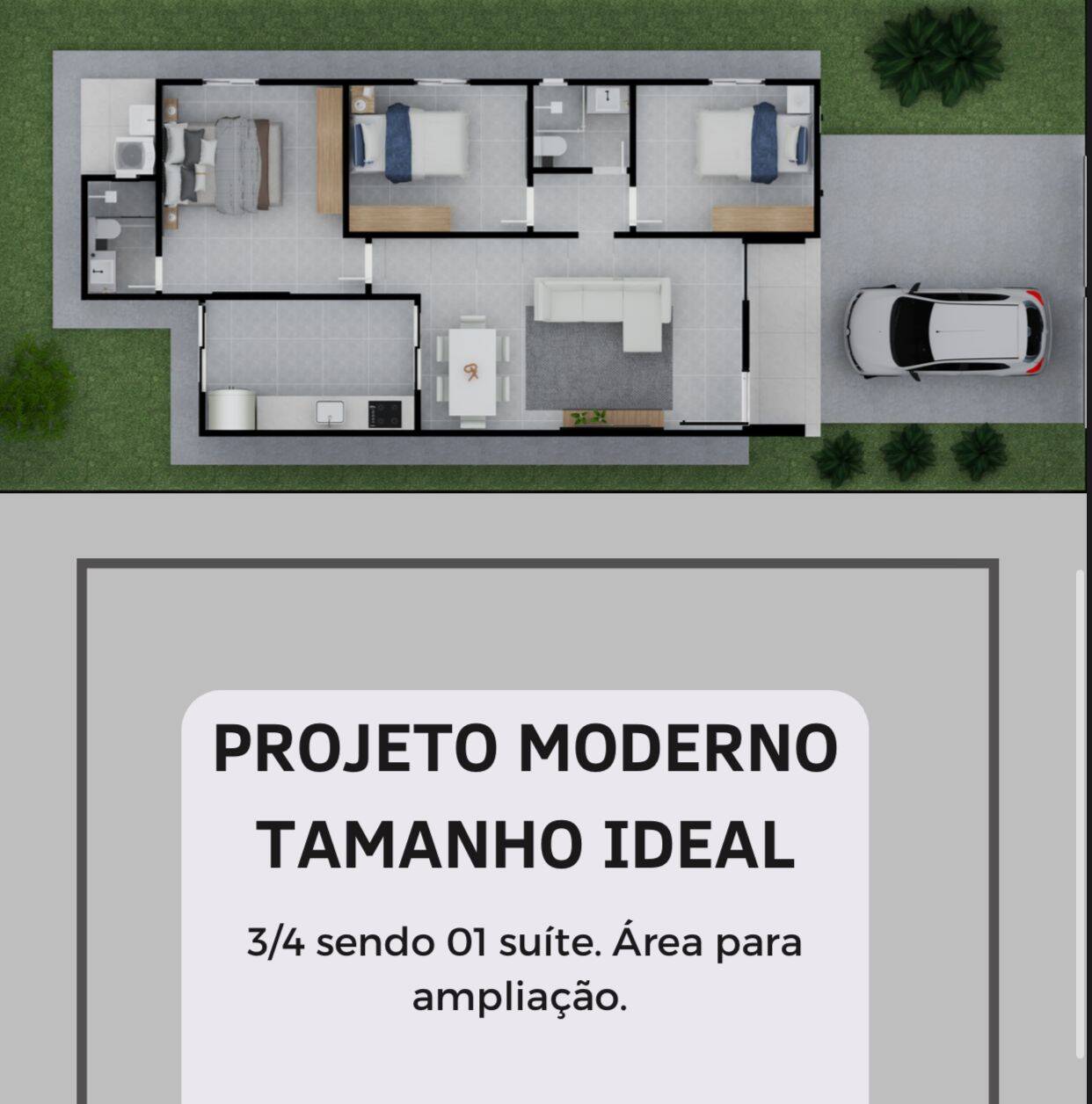 Casa à venda com 3 quartos, 80m² - Foto 3