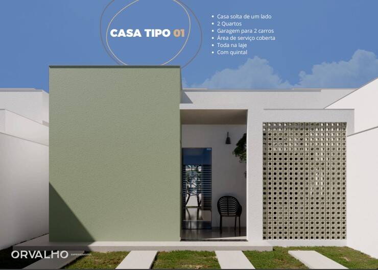 Casa à venda com 2 quartos, 57m² - Foto 2